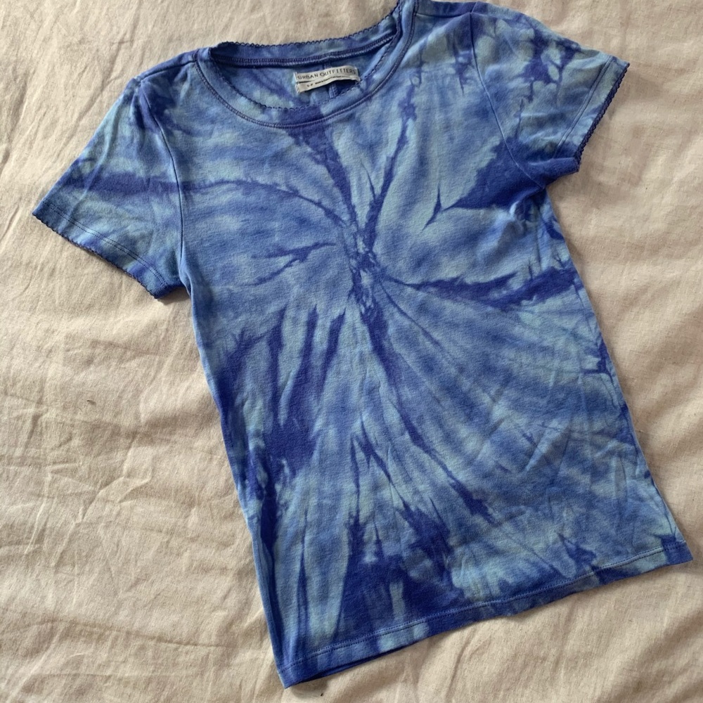 Blue Tie Dye Urban Outfitters Tshirt